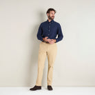 Flat Front Chino - Taupe - Lifestyle Front