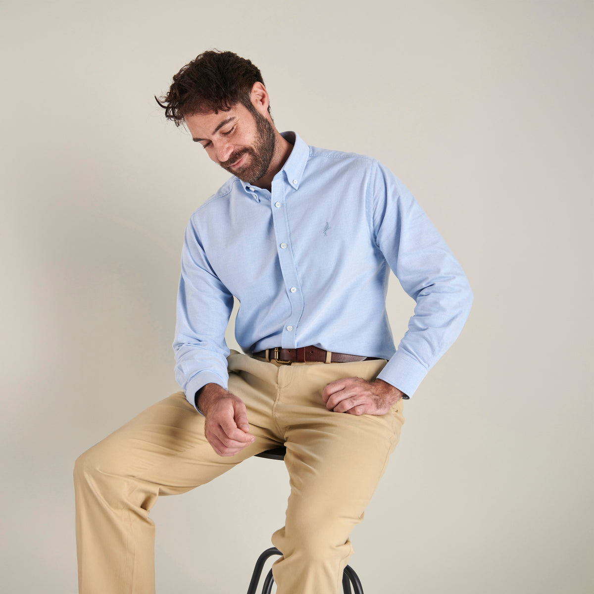 Oxford Shirt - Blue - Lifestyle Front