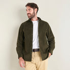 Corduroy Shirt - Dark Olive - Lifestyle Front