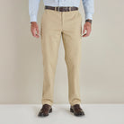 Flat Front Chino - Khaki - Lifestyle Front