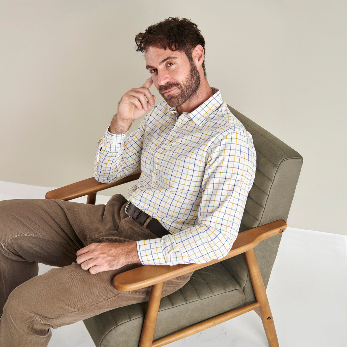 Tattersall Shirt - Highfield - Lifestyle Front