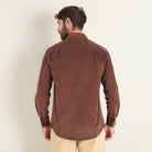 Corduroy Shirt - Dark Brown - Lifestyle Back