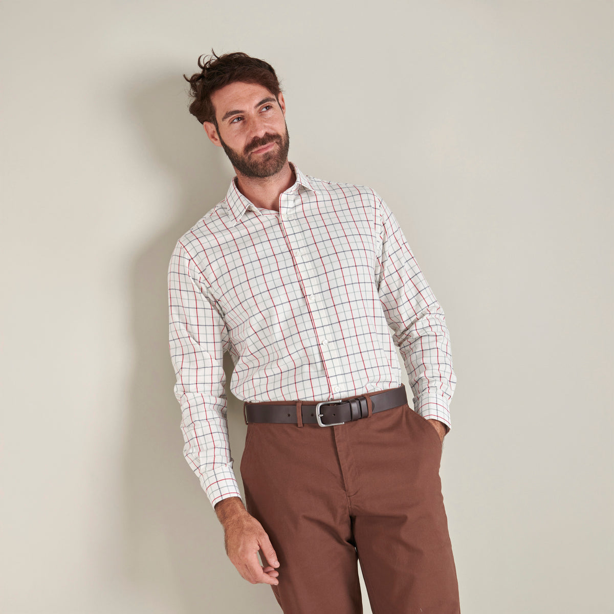 Tattersall Shirt - Severn - Lifestyle Front