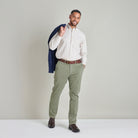 Slim Chino - Sage - Lifestyle Front