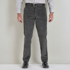 Corduroy Trousers - Gunmetal - Lifestyle Front