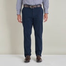 Flat Front Chino - Navy - Lifestyle Front