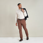 Slim Chino - Mocca - Lifestyle Front
