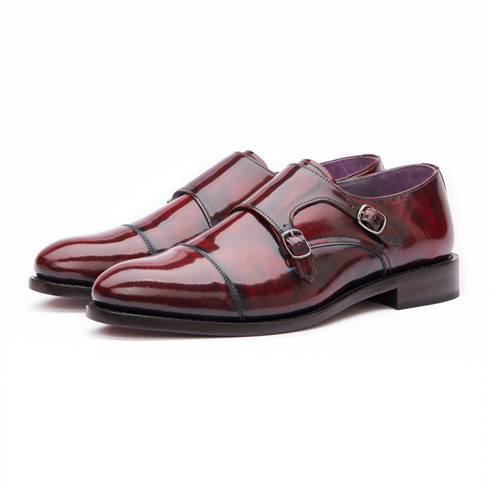 Twin Monk Shoe - Oxblood