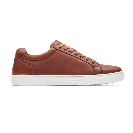 Leather Trainer - Brown
