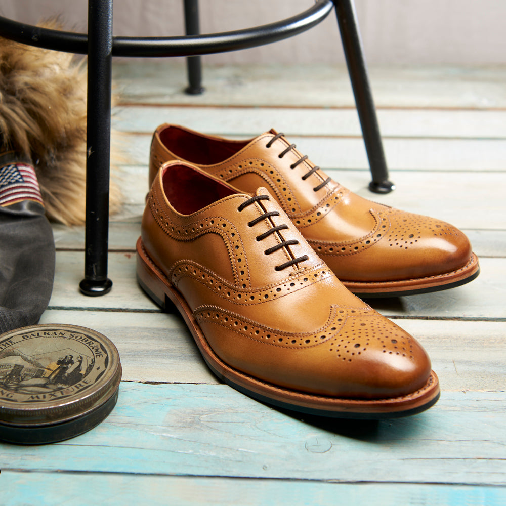 Flintsham Brogue - Tan