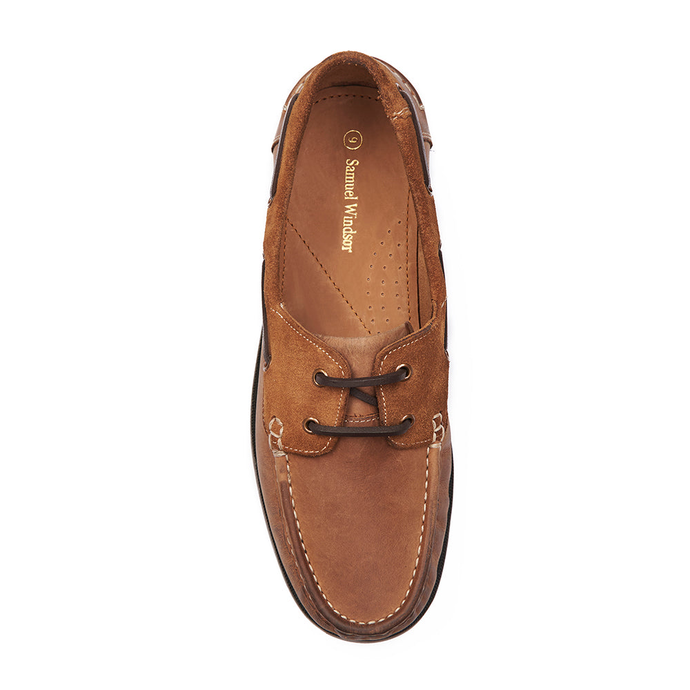 Deck Shoe - Tobacco/Ginger