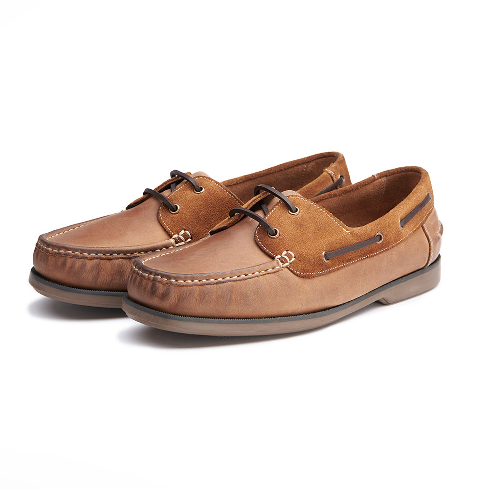 Deck Shoe - Tobacco/Ginger – Samuel Windsor