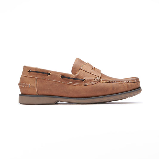 Slip-On Deck Shoe - Tobacco